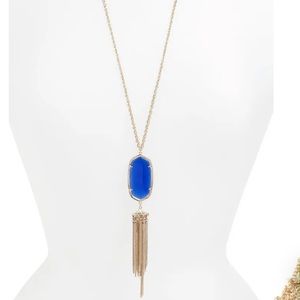Kendra Scott royal blue Rayne necklace